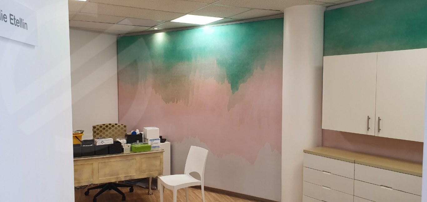 Brick Office Acoustic Partition